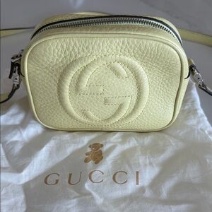 Gucci Light Yellow Crossbody Bag